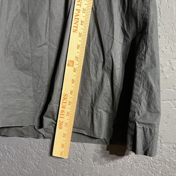 Sunhee Moon Womens Dress 2 Black Mini 3/4‎ Flare Sleeve Faux Wrap V-Neck Zipper - Picture 6 of 14